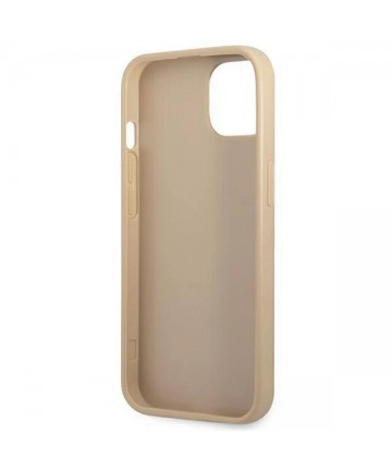 Guess GUHCP14MPSATLE iPhone 14 Plus 6.7" beige/beige hardcase SaffianoTriangle Logo