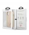 Guess GUHCP14MPSATLE iPhone 14 Plus 6.7" beige/beige hardcase SaffianoTriangle Logo
