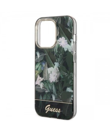 Guess GUHCP14LHGJGHA iPhone 14 Pro 6.1" green/green hardcase Jungle Collection