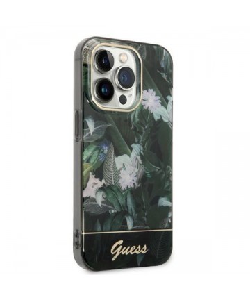 Guess GUHCP14LHGJGHA iPhone 14 Pro 6.1" green/green hardcase Jungle Collection
