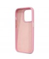 Guess Croco Collection case for iPhone 14 Pro - pink