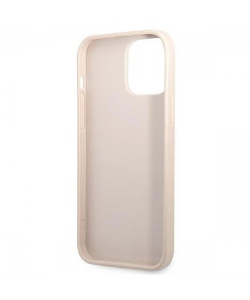 Guess 4G Triangle Logo Cardslot case for iPhone 13 Pro Max - pink