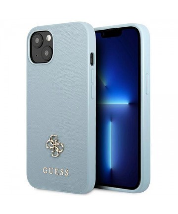 Guess GUHCP13MPS4MB iPhone 13 6.1" blue/blue hardcase Saffiano 4G Small Metal Logo