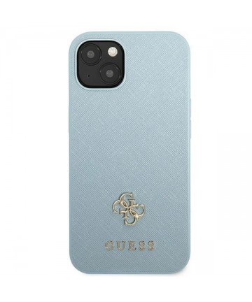 Guess GUHCP13MPS4MB iPhone 13 6.1" blue/blue hardcase Saffiano 4G Small Metal Logo