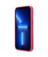 Guess Saffiano 4G Small Metal Logo case for iPhone 13 Pro / 13 - pink