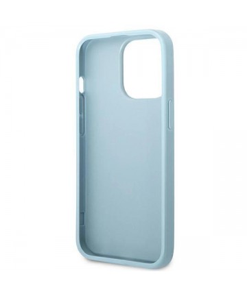 Guess Saffiano 4G Small Metal Logo Case for iPhone 13 Pro / 13 - Blue