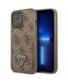 Guess 4G Triangle Logo Cardslot Case for iPhone 13 Pro / 13 - Brown