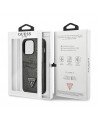 Guess GUHCP13LP4TPK iPhone 13 Pro / 13 6.1" black/black hardcase 4G Triangle Logo Cardslot