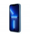 Guess 4G Triangle Logo Cardslot Case for iPhone 13 Pro / 13 - Blue