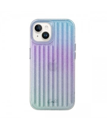 Uniq Coehl Linear case for iPhone 14 Plus - pink and blue