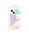 Uniq Coehl Linear case for iPhone 14 Plus - pink and blue