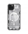 Spigen Ultra Hybrid Mag Case with MagSafe for iPhone 15 Plus - White (Zero One Pattern)