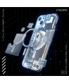 Spigen Ultra Hybrid Mag Case with MagSafe for iPhone 15 Plus - White (Zero One Pattern)