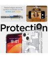 Spigen Ultra Hybrid Mag Case with MagSafe for iPhone 15 Plus - White (Zero One Pattern)