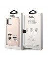 Karl Lagerfeld KLHMP14MSSKCI iPhone 14 Plus 6.7 "hardcase light pink / light pink Silicone Karl & Choupette Magsafe