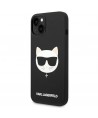 Karl Lagerfeld KLHMP14MSLCHBK iPhone 14 Plus 6.7 "hardcase black / black Silicone Choupette Head Magsafe