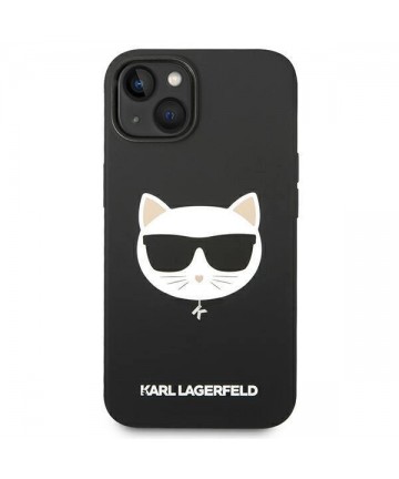 Karl Lagerfeld KLHMP14MSLCHBK iPhone 14 Plus 6.7 "hardcase black / black Silicone Choupette Head Magsafe