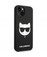 Karl Lagerfeld KLHMP14MSLCHBK iPhone 14 Plus 6.7 "hardcase black / black Silicone Choupette Head Magsafe