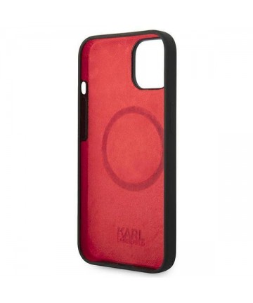 Karl Lagerfeld KLHMP14MSLCHBK iPhone 14 Plus 6.7 "hardcase black / black Silicone Choupette Head Magsafe
