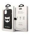 Karl Lagerfeld KLHMP14MSLCHBK iPhone 14 Plus 6.7 "hardcase black / black Silicone Choupette Head Magsafe