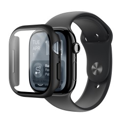 AmazingThing Radix Glass Screen Protector with Case for Apple Watch Series 11 42mm - Black