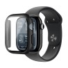 AmazingThing Radix Glass Screen Protector with Case for Apple Watch Series 11 42mm - Black