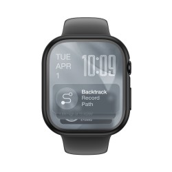 AmazingThing Radix Glass Screen Protector with Case for Apple Watch Series 11 42mm - Black