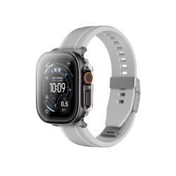 AmazingThing Radix Glass Screen Protector with Case for Apple Watch UItra 3 49mm - Clear