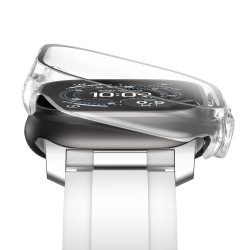 AmazingThing Radix Glass Screen Protector with Case for Apple Watch UItra 3 49mm - Clear