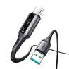 Joyroom S-A60 StarTalk 3A USB-A - USB-C cable 1.2m - black