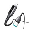 Joyroom S-A60 StarTalk 3A USB-A - Lightning cable 1.2m - black