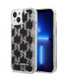 Karl Lagerfeld KLHCP14SLMNMK iPhone 14 6.1 "hardcase black / black Liquid Glitter Monogram