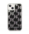 Karl Lagerfeld KLHCP14SLMNMK iPhone 14 6.1 "hardcase black / black Liquid Glitter Monogram