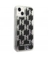 Karl Lagerfeld KLHCP14SLMNMK iPhone 14 6.1 "hardcase black / black Liquid Glitter Monogram