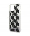 Karl Lagerfeld KLHCP14SLMNMK iPhone 14 6.1 "hardcase black / black Liquid Glitter Monogram