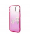 Karl Lagerfeld Gradient Ikonik Karl&Choupette Case for iPhone 14 Plus - Pink