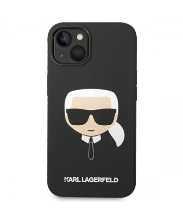 Karl Lagerfeld KLHCP14MSLKHBK iPhone 14 Plus 6.7 "hardcase black / black Silicone Karl`s Head