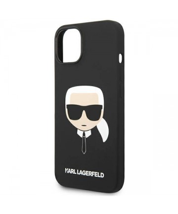 Karl Lagerfeld KLHCP14MSLKHBK iPhone 14 Plus 6.7 "hardcase black / black Silicone Karl`s Head