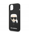Karl Lagerfeld KLHCP14MSLKHBK iPhone 14 Plus 6.7 "hardcase black / black Silicone Karl`s Head