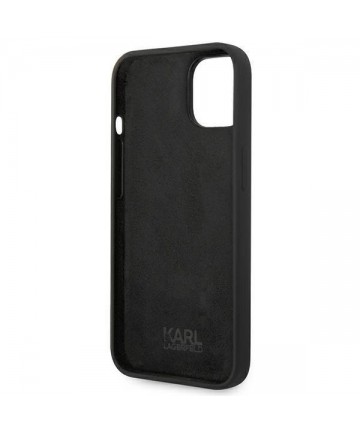 Karl Lagerfeld KLHCP14MSLKHBK iPhone 14 Plus 6.7 "hardcase black / black Silicone Karl`s Head