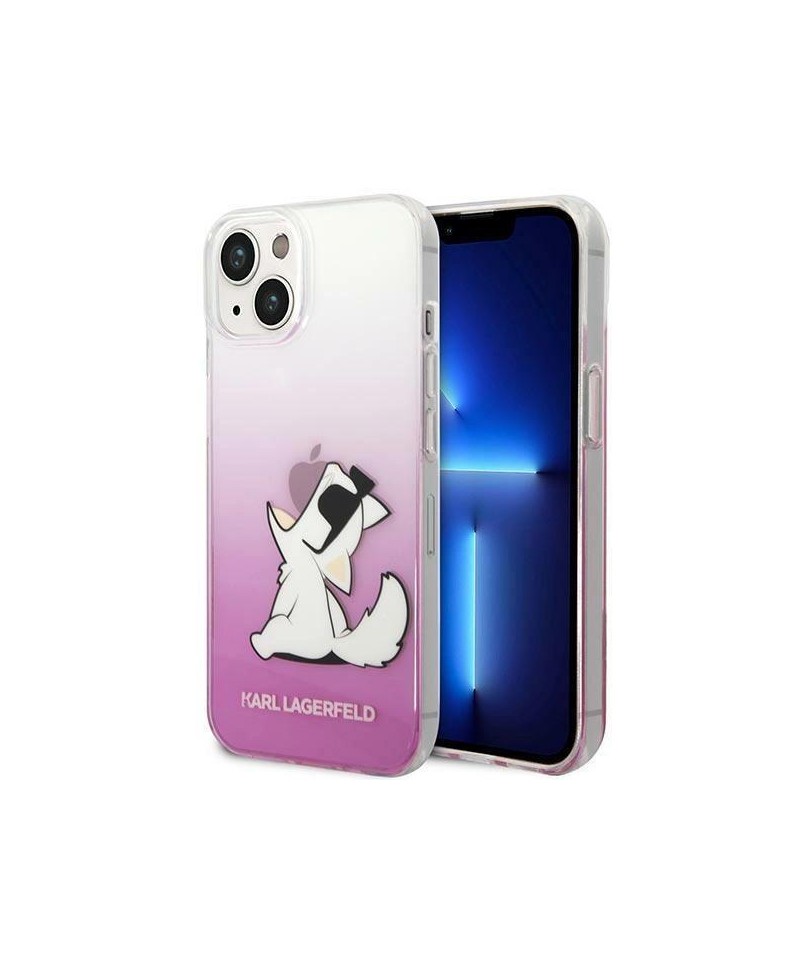 Karl Lagerfeld KLHCP14MCFNRCPI iPhone 14 Plus 6.7 "hardcase pink / pink Choupette Fun