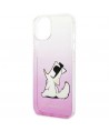 Karl Lagerfeld KLHCP14MCFNRCPI iPhone 14 Plus 6.7 "hardcase pink / pink Choupette Fun