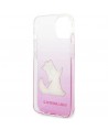 Karl Lagerfeld KLHCP14MCFNRCPI iPhone 14 Plus 6.7 "hardcase pink / pink Choupette Fun