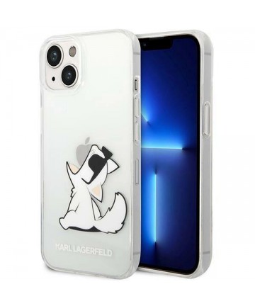 Karl Lagerfeld KLHCP14MCFNRC iPhone 14 Plus 6.7 "hardcase clear / transparent Choupette Fun