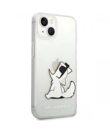 Karl Lagerfeld KLHCP14MCFNRC iPhone 14 Plus 6.7 "hardcase clear / transparent Choupette Fun