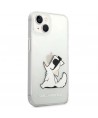 Karl Lagerfeld KLHCP14MCFNRC iPhone 14 Plus 6.7 "hardcase clear / transparent Choupette Fun