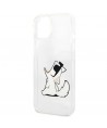 Karl Lagerfeld KLHCP14MCFNRC iPhone 14 Plus 6.7 "hardcase clear / transparent Choupette Fun