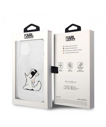 Karl Lagerfeld KLHCP14MCFNRC iPhone 14 Plus 6.7 "hardcase clear / transparent Choupette Fun