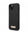 Guess GUHMP14MSBPLK iPhone 14 Plus 6.7" black/black hard case Silicone Logo Plate MagSafe