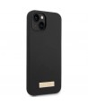 Guess GUHMP14MSBPLK iPhone 14 Plus 6.7" black/black hard case Silicone Logo Plate MagSafe